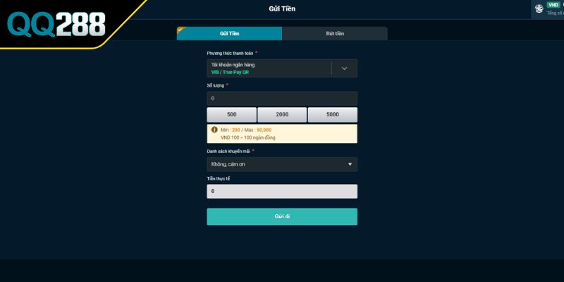 Nạp Tiền QQ288 Khởi Động Sân Chơi Cá Cược Chất Lượng, Uy Tín 2 Nạp tiền QQ288 chuyển khoản ngân hàng tiện lợi nhất