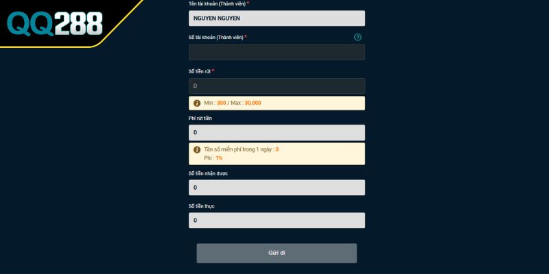 Rút Tiền QQ288 Siêu Tốc Và Nhanh Chóng Cho Mọi Hội Viên 3 Những điều kiện rút tiền quan trọng cần phải nắm rõ