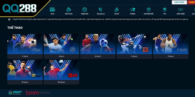 Thể Thao QQ288 1 Giới thiệu về thể thao QQ288
