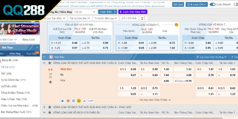 Thể Thao QQ288 4 Hướng dẫn tham gia cá cược thể thao QQ288